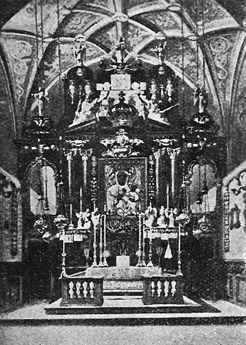 Ołtarz M.B. Częstochowskiej