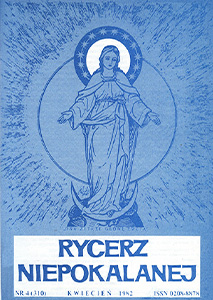 Rycerz Niepokalanej - Kwiecień 4 (310) 1982