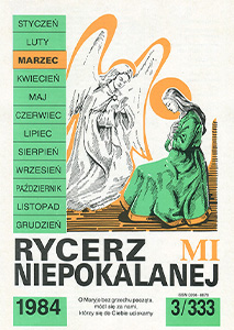 Rycerz Niepokalanej - Marzec 3 (333) 1984