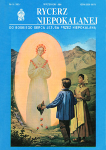 Rycerz Niepokalanej - Wrzesień 9 (363) 1986