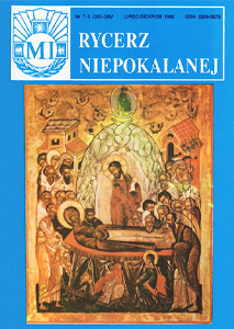 Rycerz Niepokalanej - Lipiec-Sierpień 7-8 (385-386) 1988