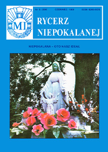 Rycerz Niepokalanej - Czerwiec 6 (396) 1989