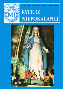 Rycerz Niepokalanej - Lipiec-Sierpień 7-8 (397-398) 1989