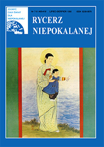 Rycerz Niepokalanej - Lipiec-Sierpień 7-8 (409-410) 1990