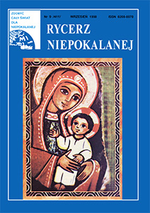 Rycerz Niepokalanej - Wrzesień 9 (411) 1990