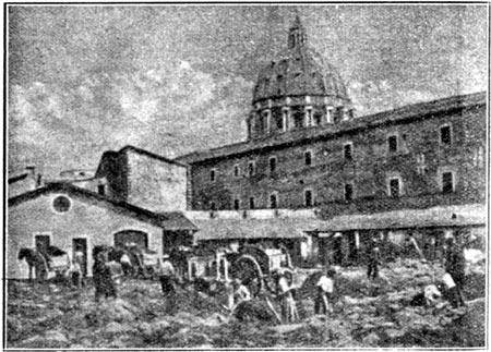 Watykan - budowa stacji kolejowej