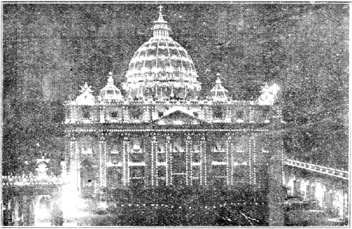 Iluminacja bazyliki św. Piotra