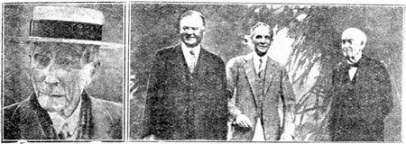 Rockefeller, prezydent Hoover, fabrykant Ford i wynalazca Edison