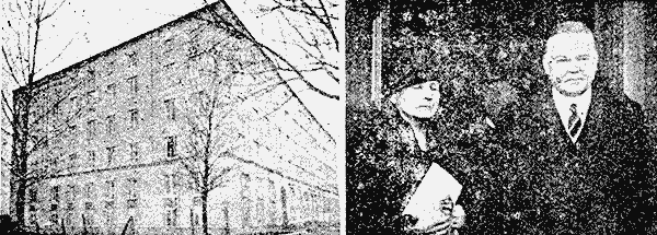 Dom w Warszawie na Brudnie, Marja Skłodowska i prezydent Hoover