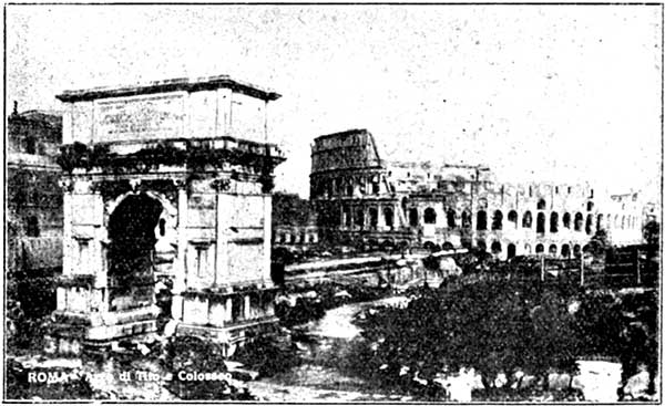 Rzym: Łuk Trajana i Koloseum