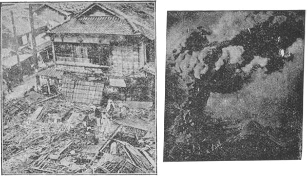 Wybuch wulkanu na Jawie, Japonia, grudzień 1930