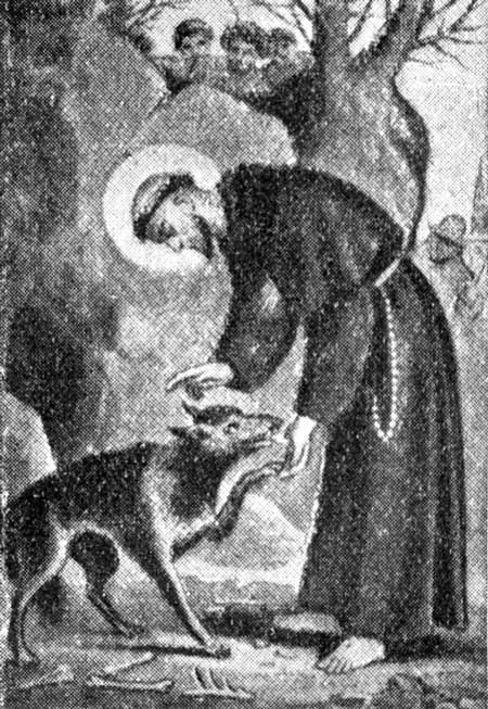Św. Franciszek z wilkiem