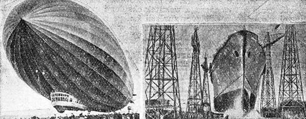 Graf Zeppelin i okręt włoski Rex