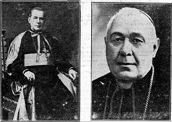 Abp Stanisław Gall i abp Leon Wałęga