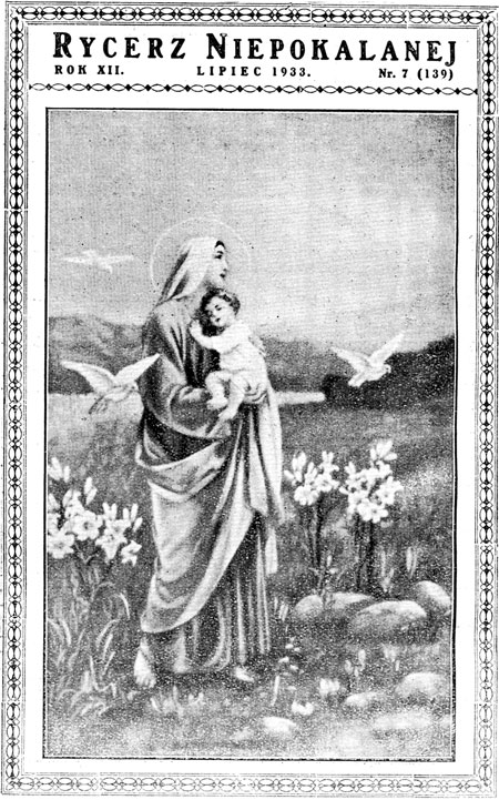 Maryja, Jezus, lilie, gołąbki