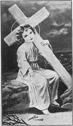 Dzieciątko Jezus z krzyżem