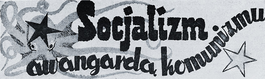 Socjalizm awangardą komunizmu