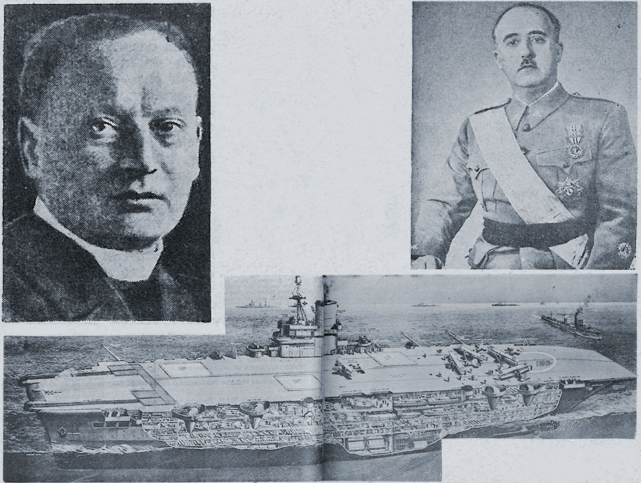Boleslaw Domański, gen. Franco, lotniskowiec
