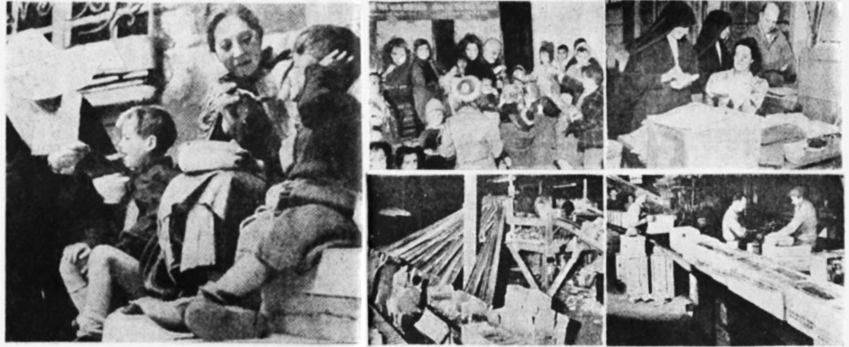 Rycerz Niepokalanej 2/1948, grafiki do artykułu: 100 milinów dolarów, s. 40-41