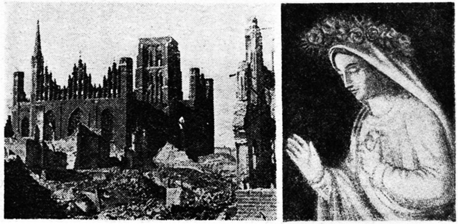 Rycerz Niepokalanej 6/1948, grafiki przy artykule: Przemilczane pionierstwo, s. 139 i 141