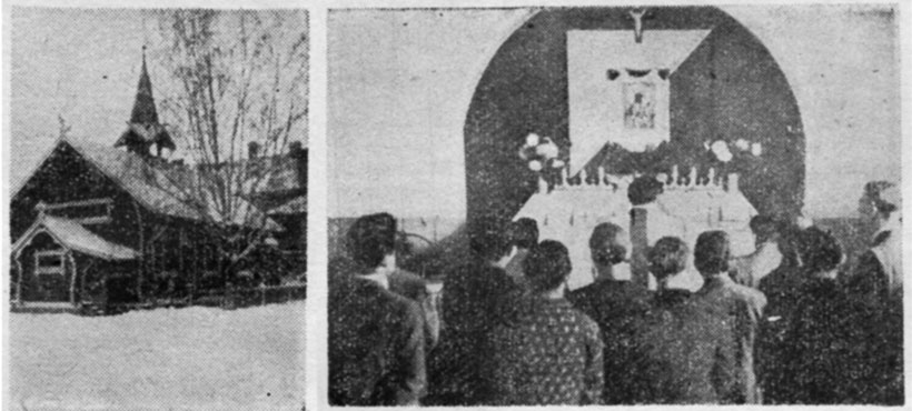 Rycerz Niepokalanej 10/1948, grafiki do artykułu: O życiu Polaków w Norwegii, s. 272-273