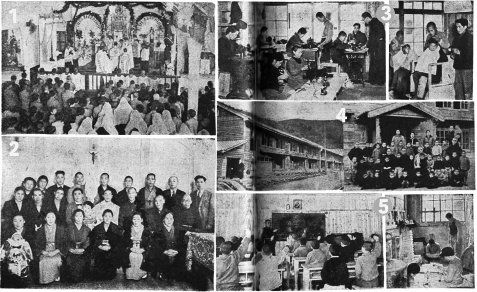 Rycerz Niepokalanej 11/1948, zdjęcia do artykułu: List z Japonii, s. 48