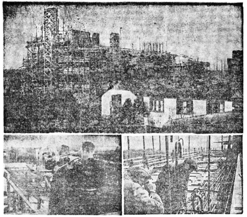 Rycerz Niepokalanej 4/1949, zdjęcia do artykułu: Budowa kościoła w Niepokalanowie, s. 179