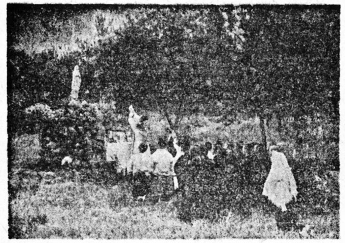 Rycerz Niepokalanej 4/1949, zdjęcia do artykułu: Wiadomości z Mugenzai no Sono, s. 182