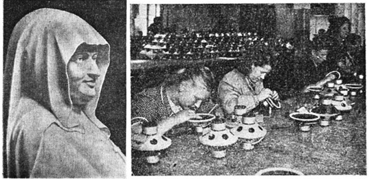 Rycerz Niepokalanej 11-12/1950, zdjęcia przy artykule: , s. 340 i 341