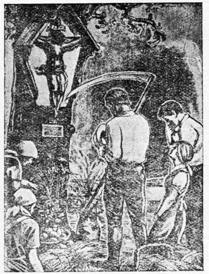 Rycerz Niepokalanej 6/1951, grafika do artykułu: Najradośniejsza praca, s. 189