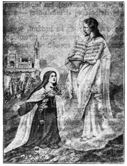 Rycerz Niepokalanej 6/1952, zdjęcia do artykułu: Św. Teresa a Eucharystia, s. 186